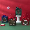 thumbnail image 1 of 12Pcs Christmas Paper Box with Window Handle Candy Box Soap Candle Cookie Candy Little Gift Packaging Party Favor DecorationD9x9x9cm He Qiyong unisex, 1 of 1