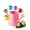 Pink, variant on White Watering Can Metal - 1 L Vintage Sprinkling Can with Removable Spout - Galvanized Steel Water Cans for Indoor Outdoor Plants - Long Spout Garden Irrigation Tool for Flowers (White)