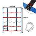 thumbnail image 1 of MONT PLEASANT Climbing Cargo Net for Kids Ninja Net Climbing Swingset Polyester Rope Ladder for Jungle Gyms Playground Ribbon Net Obstacle Course Training Climbing Net for Outdoor Treehouse, 1 of 5