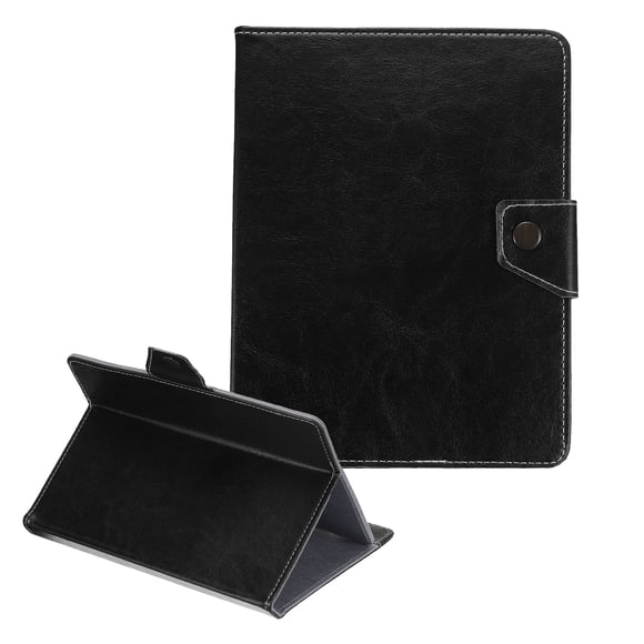 Unique Bargains Universal 8 Inch Tablet Case, Protective Folio PU Leather Shell Case for 8.0-8.7 Inch Tablet, Black