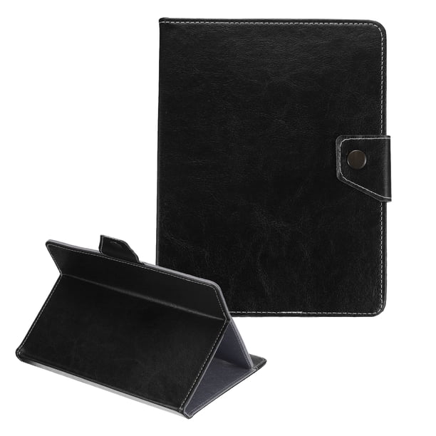 Estuche Universal para Tableta de 8 Pulgadas Uxcell, Funda Protectora de Cuero PU para Tabletas de 8.0-8.7 Pulgadas, Negro
