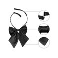 thumbnail image 4 of INSPIRE CHIC Women's Adjustable Solid Pre-Tied Bowknot Self Halter Neck Bow Tie Black 13*16cm/5.12"*6.30", 4 of 5