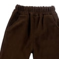 thumbnail image 5 of ZVAVZ Girls Corduroy Flare Pants Fall Winter Bell Bottoms Trousers with Pockets High Waisted Bell Bottoms Cute Pants Coffee 5-6Years, 5 of 7