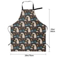 thumbnail image 5 of Lsque Cute Alpaca Waterproof Apron Chef Aprons for Men Heavy Duty Chemical Work Apron Extra Long Grilling Aprons with Adjustable Bib Apron, 5 of 9