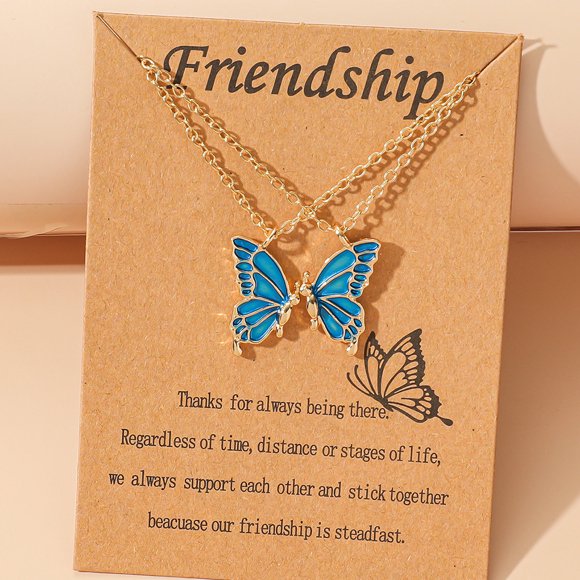 Women's  Necklace Alloy BFF Chain Friendship Necklace For 2 Girls  Pendant Necklace Jewellery Birthday Gifts