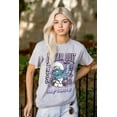 thumbnail image 3 of Smurfs Kanji Never Quit Keep Hustlin Unisex Plus Size Graphic Tee Brisco Brands 2X, 3 of 5