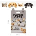 thumbnail image 2 of DIY Origami Paper Cats - 50 Sheets DIY Origami Paper to Fold Cute Cat Figures, Fun Craft Activity for Adults & Kids, Desk Decoration & Gift for Cat Lovers（cat）, 2 of 9