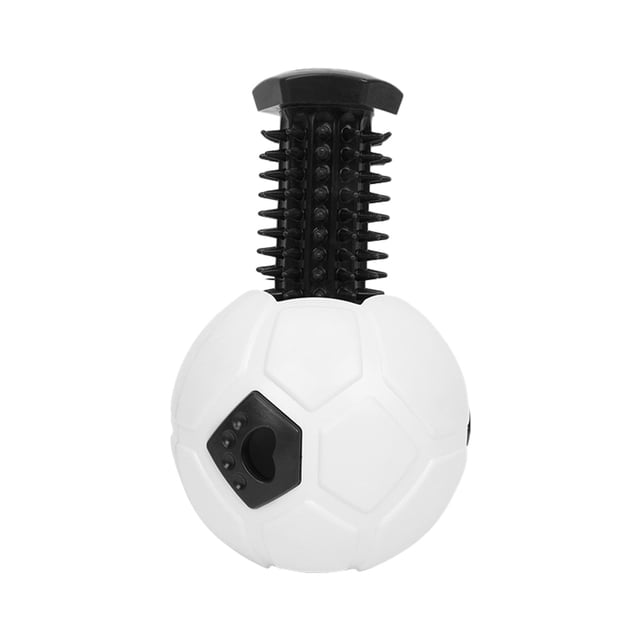 Pet TPR Rubber Toy - Football Shape, Leaky Design, Teeth Grinding, Interactive, Suitable for Dogs & Cats