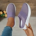 thumbnail image 6 of Gvdentm Fashion Tennis Shoes for Women Breathable Mesh Walking Sneakers lightweight Lace-up Comfort Trainers Shoes Women(Purple,6.5), 6 of 6