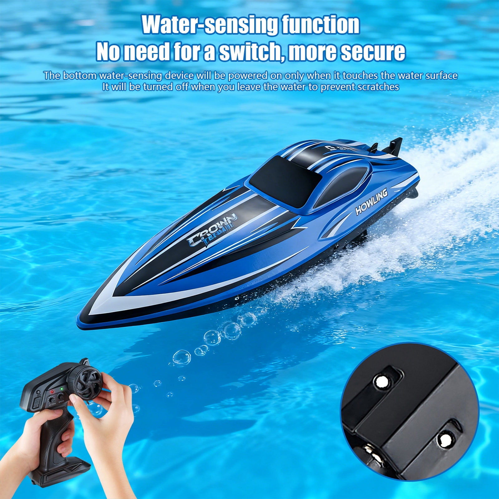 Starter Friendly Vessel Rapid Motor Safe For Pool Otherwise Lake Use