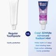 thumbnail image 5 of Crest Toothpaste, 3D White Advanced Teeth Whitening Toothpaste, Radiant Mint, .85 oz Travel Size, 5 of 15