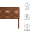 thumbnail image 2 of Modway Tête de Lit King en Cuir Végane Sparta Weave, 2 of 9