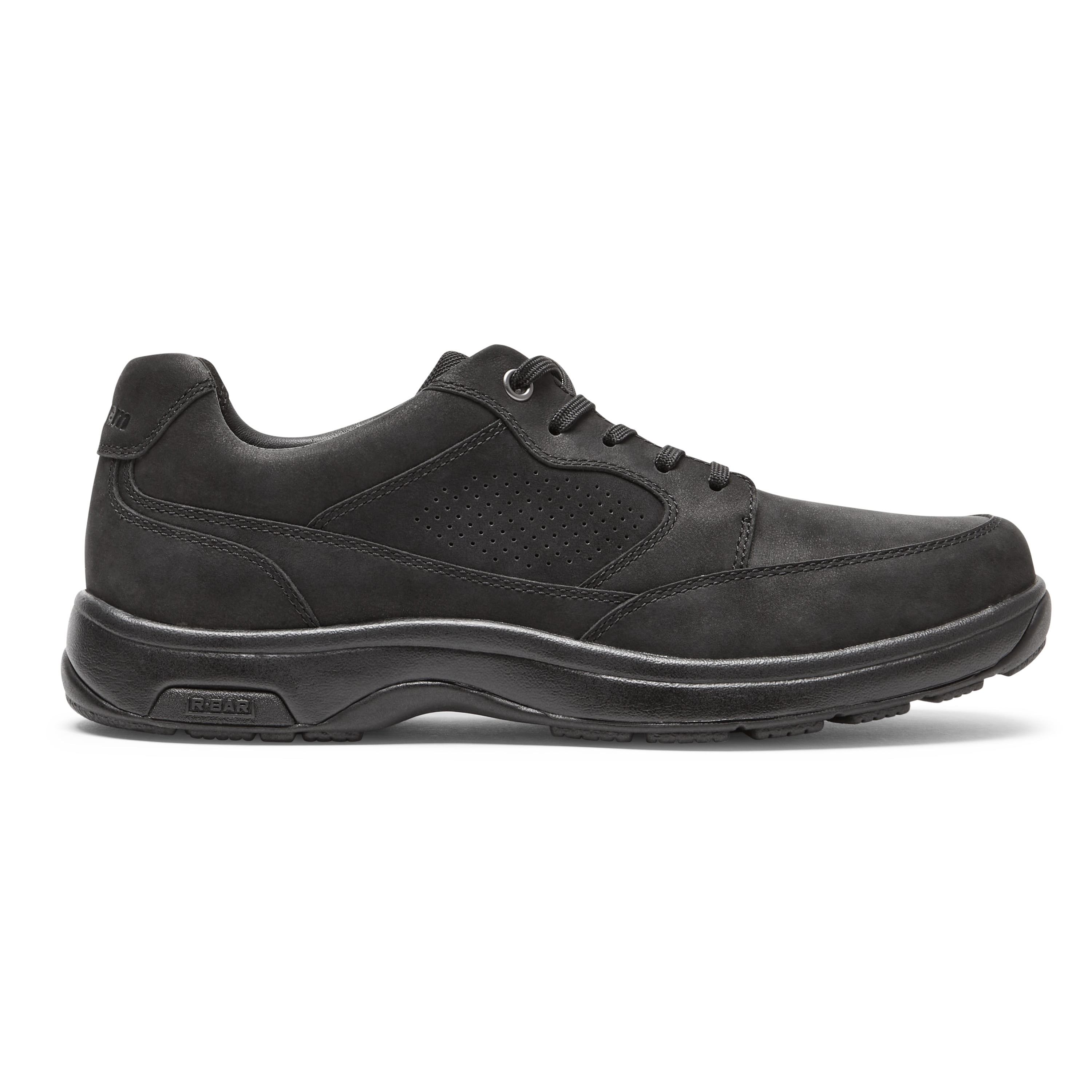 Men\'s Rockport Bronson Slip-On Black Leather Slip-On Shoes Size 7.5 Amazon.com | Rockport Men main image 4