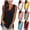 Black, variant on CHUMUD Womens Plus Size Cotton Tank Top Sleeveless V Neck Loose Fit Summer Trendy