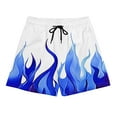 thumbnail image 4 of Ofertas en iluminación DDAPJ pyju Men's Drawstring Swim Trunks Novelty 3D Graphic Printed Beach Board Shorts Quick Dry Bathing Suits Short Pants with Pockets Blue M, 4 of 9
