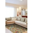thumbnail image 2 of Saluda Spiral Botanical Rug, Bright Red/Green, 2ft - 2in x 4ft Accent Rug, 2 of 3
