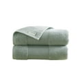 thumbnail image 2 of Modern Threads Aircloud 2-Pack Cotton Adult Bath Sheet, Eucalyptus, 2 of 2