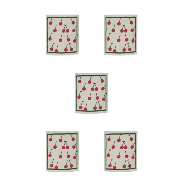 Bearachild Paño de limpieza de cocina Toalla de cuadrada Herramientas de cocina Paños de platos absorbentes reutilizables con patrones Type2 NO2