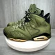 thumbnail image 3 of Ni - ke Ni - ke Air Jordan 6 Retro Pinnacle Flight Jacket Green Mens 9.5 AH4614-303 Sneaker, 3 of 5