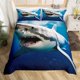 thumbnail image 2 of Fish Bedding Funda Nórdica Queen 3 Piezas Hawaiian Beach Theme Bedding Set, 2 of 5