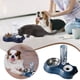 thumbnail image 2 of 1 Juego De Comedero Dispensador De Comida Para Mascotas, Dispensador De Comida Y Agua Para Mascotas, Dispensador De Agua Para Conejos, Accesorio Para Mascotas, Dispensador, Cuenco Para Comida Para M, 2 of 7