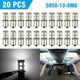 thumbnail image 1 of 20 bombillas LED de repuesto extremadamente brillantes 1156 1141 1003 BA15S 13-SMD para intermitentes traseros (paquete de 20, blanco 6000 K), 1 of 5