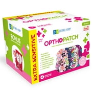 Opthopatch Eye Patches for Infants - Girls' Design [Series I] - 100 count + 3 Reward Charts