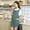 Green, variant on AURIGATE Women's Pinafore Square Apron Baking Cooking Gardening Works Cross Back Cotton/Linen Blend Dress with 2 Pockets