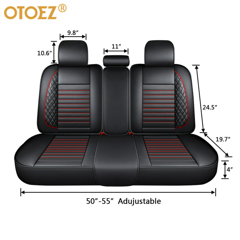 OTOEZ Car Seat Covers 5-Seats Full Set Waterproof Leather
