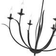 thumbnail image 3 of Millennium Lighting 44106 Charlize 6 Light 36" Wide Pillar Candle Style Chandelier - Black, 3 of 6