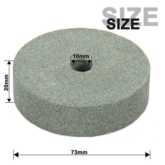 Mosiee 1Pc 75 Mm 3 Inches Grinding Wheel Polishing Pad Abrasive Disc Grinding Stone For Metal Ceramic Bench Grinder Rotary Tool