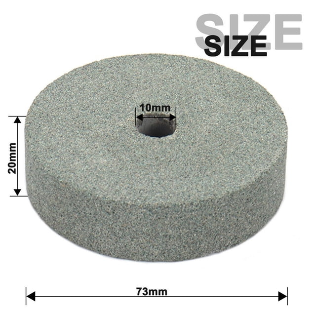 3\" Grinding Stone Polishing Wheel 10mm Bore Set For Bench Grinder Metal Working