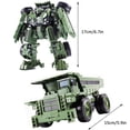 thumbnail image 4 of Figura de acción de deformación de coche robot de juguete, modelo de vehículo de ingeniería de aleación, juguete de robot de regalo para niños, 4 of 6
