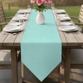 thumbnail image 6 of Solid Color Table Runner Linen Burlap Table Runner 90 Inches Long Modern Minimalist Pure Color Turquoise Dresser Scarves for Kitchen Island Coffee Dining Room Party Wedding Holiday Decoration 13"x90", 6 of 8