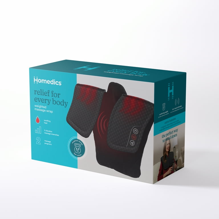 Homedics Comfort Pro Elite Vibration Massage Wrap for Neck, Shoulders and Body with Soothing Heat - Walmart.com Homedics Comfort Pro Elite Vibration Massage Wrap for Neck, Shoulders and Body with Soothing Heat - Walmart.com