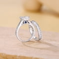 thumbnail image 4 of SFTING 1.2ct Engagement Rings for Women Bridal Set Cubic Zirconia Wedding Rings Band Set Size 7, 4 of 7