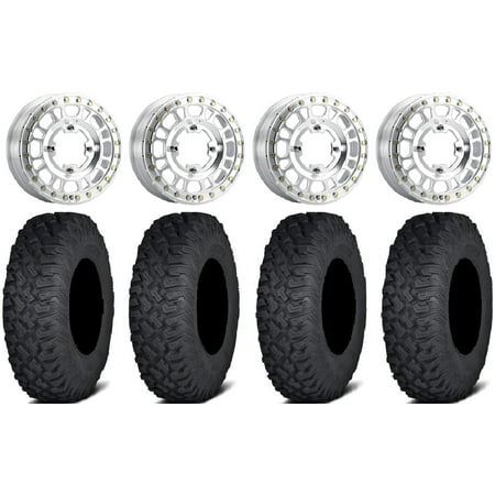 Method 412 Beadlock 15 Wheels Raw 35 Coyote Tires Sportsman RZR Ranger Method 412 Beadlock 15 Wheels Raw 35 Coyote Tires Sportsman RZR Ranger