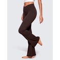 thumbnail image 3 of Pantalones CRZ YOGA Butterluxe tiro alto cruzado en V marrón talle S 29", 3 of 4