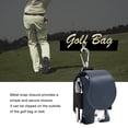 thumbnail image 2 of Bolsa Porta Pelotas De Golf Contenedor de pelotas de golf de cuero PU Mini cintura colgante Accesorios deportivos universales Sywqhk Para Estrenar, 2 of 6