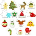 thumbnail image 3 of 25Pcs  Biscuits Stainless Steel DIY Mold Holiday Cookies Embossing Mould Bakery Baking Tool Kitchen Supplies, 3 of 7