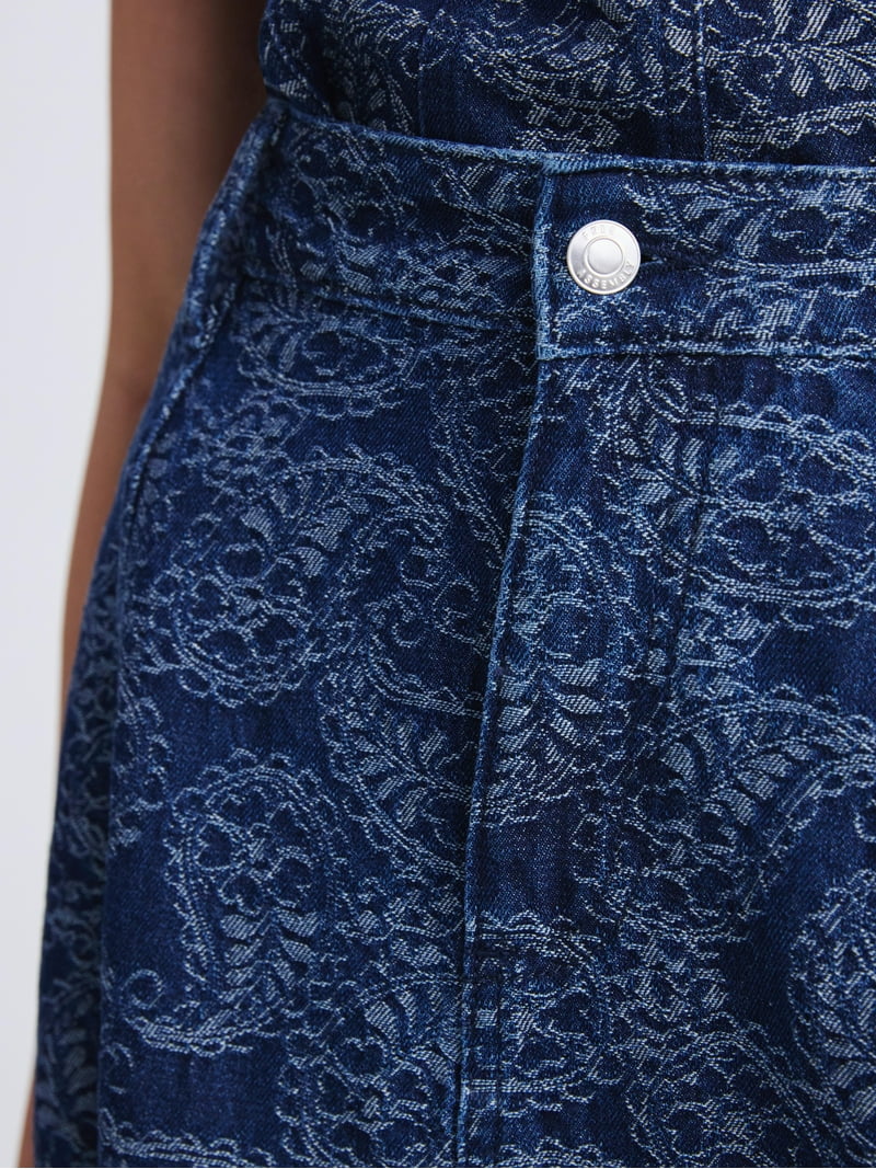 スカート Mary logo cotton skirt AM1384 Mary logo cotton skirt