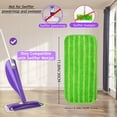 thumbnail image 2 of 6 Pack Reusable Mop Pads Compatible with SwifferWet Jet Spray Mop,Microfiber Wet Jet Pads Refill,10-12inch Wet Mop Pads for Dry Wet Mopping Cloths, Reusable Mop Replacements Pads, 2 of 7