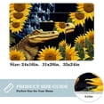 thumbnail image 2 of Sunflower Polyester Non-Slip Machine Washable Bath Rugs Door Rugs Floor Mat, 2 of 6