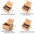 thumbnail image 2 of Handmade Wooden Engraved Hand Crank Music Box Birthday Gift for Kids Friends;Handmade Wooden Engraved Hand Crank Music Box Birthday Gift for Kids Friends, 2 of 8