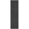 thumbnail image 2 of Addison Rugs Chantille Indoor/Outdoor Transitional Stripes Black Washable Runner Rug, 2'3" x 7'6", 2 of 6