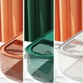 thumbnail image 4 of FESTFENDS Transparent Green Cereal Dispenser Made of Pet for Rice and Grain Storage, 4 of 8