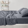 thumbnail image 4 of Juego de sábanas Utopia Bedding King de microfibra cepillada, color gris, 4 of 6