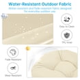 thumbnail image 6 of Millsilo Outdoor Rocking Chair Cushion 44" x 19" x 4", Summer Patio High Back Rocker Cushion, Water-Resistant, UV Fade-Resistant, Non-Slip Bottom, Beige, 6 of 8