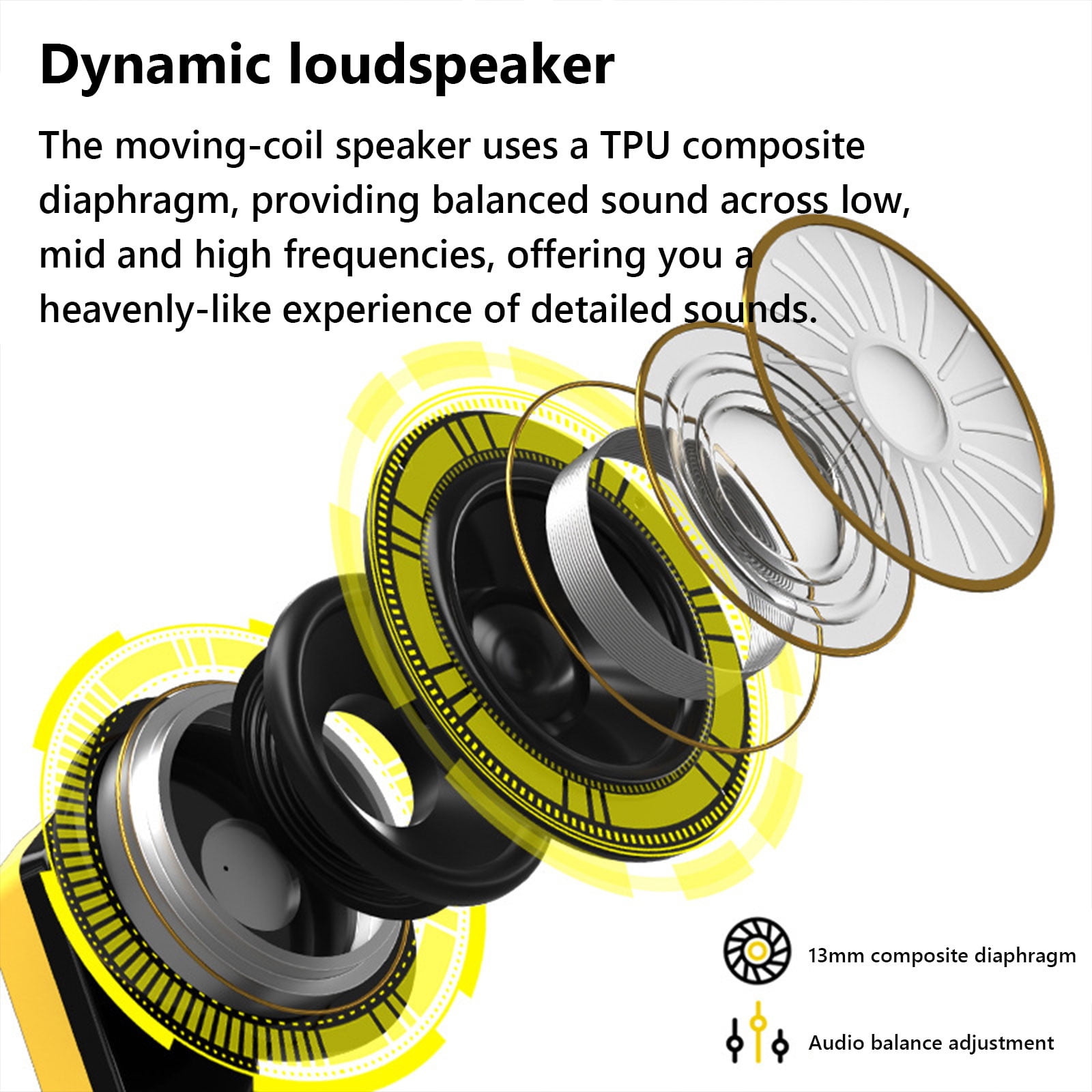 COM1950s Low Latency Bluetooth Headset,Wireless Gaming Headphones with Microphone,Ipx6 Waterproof Sport Earphones for Pc,Hifi Stereo Sound,260 Hours Standby,Bt 5.3,3-Mode Decoding