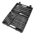 thumbnail image 1 of Electric Hammer Drill Chisel Bit, Hammer Drill Chisel Bit Combination Excellent Penetration Multi Functional 17Pcs with Round Handle for Tile, 1 of 7